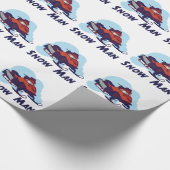 雪の人 ラッピングペーパー (角)