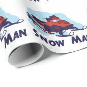 雪の人 ラッピングペーパー (ロールコーナー)