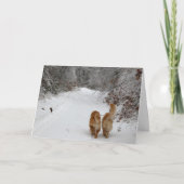 雪の仲間 カード (正面)