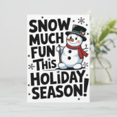 雪の休日 – クリスマスカード (スタンド正面)