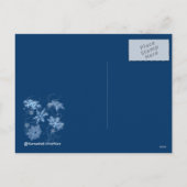 雪の便り ポストカード (裏面)