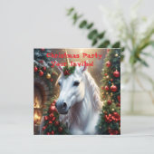 雪の光：魅惑的なクリスマス・ユニコーン 招待状 (スタンド正面)