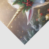 雪の光：魅惑的なクリスマス・ユニコーン 薄葉紙 (詳細)