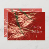 雪の円錐形 シーズンポストカード (正面/裏面)