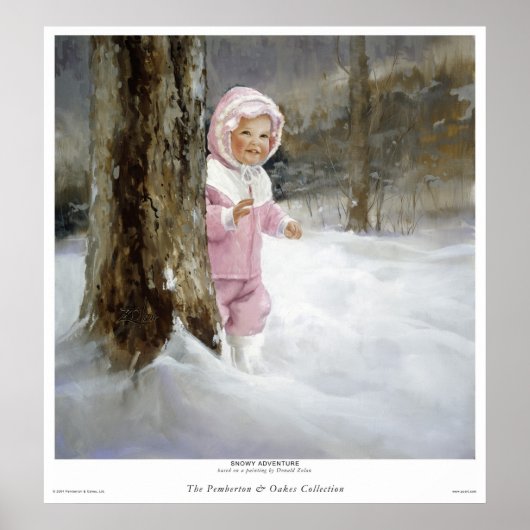 雪の冒険 ポスター (正面)