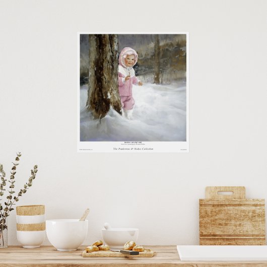 雪の冒険 ポスター (キッチン)