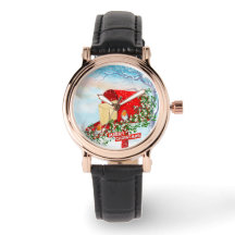 雪の冬のクリスマスバードと赤いポストボックスの女性