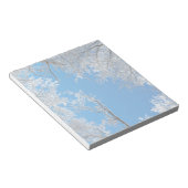 雪の冬のシーン ノートパッド (アングル)