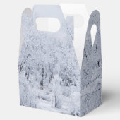 雪の冬のシーン フェイバーボックス (オープン)