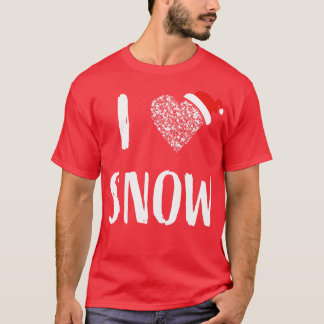 雪の冬のスポーツのアプレースキー Tシャツ