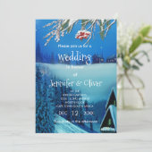 雪の冬のファンタジー 招待状 (スタンド正面)