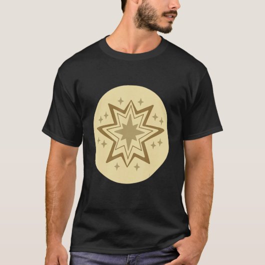 雪の冬のフレーク1 Tシャツ (正面)