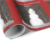 雪の冬のラッピング紙 ラッピングペーパー (ロールコーナー)