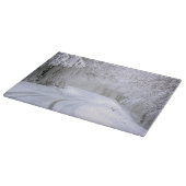 雪の冬の不思議の国 カッティングボード (角)