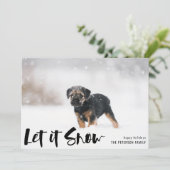 雪の冬の写真 シーズンカード (スタンド正面)