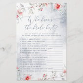 雪の冬の愛の花嫁のゲームを知っ最高のている (正面)