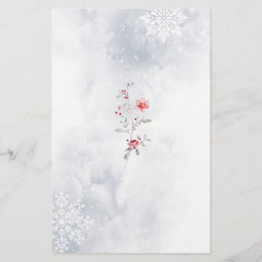 雪の冬の愛の花嫁のゲームを知っ最高のている (裏面)