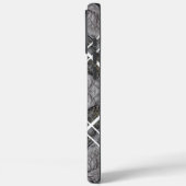 雪の冬の木々と幾何学模様 Case-Mate iPhoneケース (裏面 / 左)