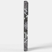 雪の冬の木々と幾何学模様 Case-Mate iPhoneケース (裏面 / 右)
