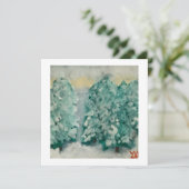 雪の冬の木 カード (スタンド正面)