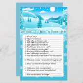 雪の冬の森どのように良いゲームを知っている (正面/裏面)