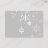 雪の冬木 |ベビーエンクロージャカードの帳簿 エンクロージャーカード (裏面)