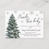 雪の冬木 |ベビーエンクロージャカードの帳簿 エンクロージャーカード (正面)