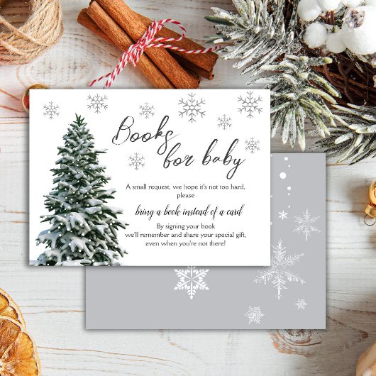 雪の冬木 |ベビーエンクロージャカードの帳簿 エンクロージャーカード