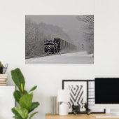 雪の列車 ポスター (ホームオフィス)