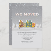 雪の動く発表 案内状 (正面/裏面)