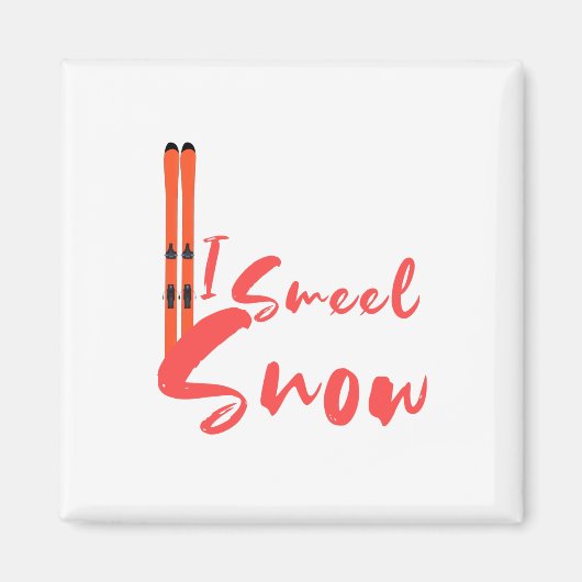 雪の匂いがする マグネット (正面)