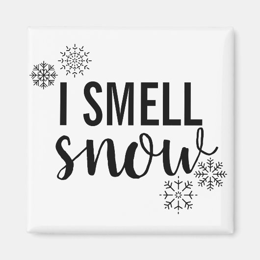 雪の匂いがする マグネット (正面)