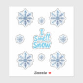 雪の匂いがする | 雪片 | クリスマスホリデーセット シール (シート)