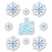 雪の匂いがする | 雪片 | クリスマスホリデーセット シール (正面)