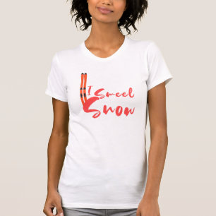 雪の匂いがする Tシャツ