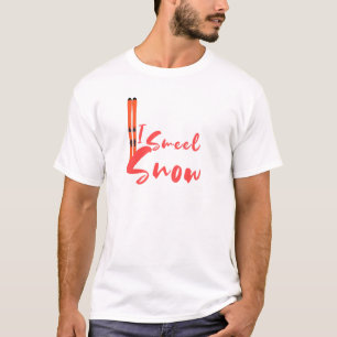 雪の匂いがする Tシャツ