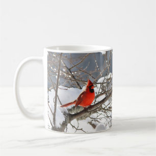 雪の北の(鳥)ショウジョウコウカンチョウ コーヒーマグカップ