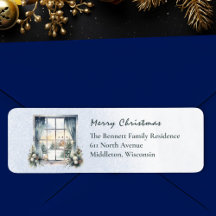 雪の北欧の冬のシーン水の色のクリスマス