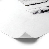 雪の十字架： 1コリント13:13 感動的 - ポスター (角)