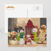 雪の友人 ポストカード (正面/裏面)