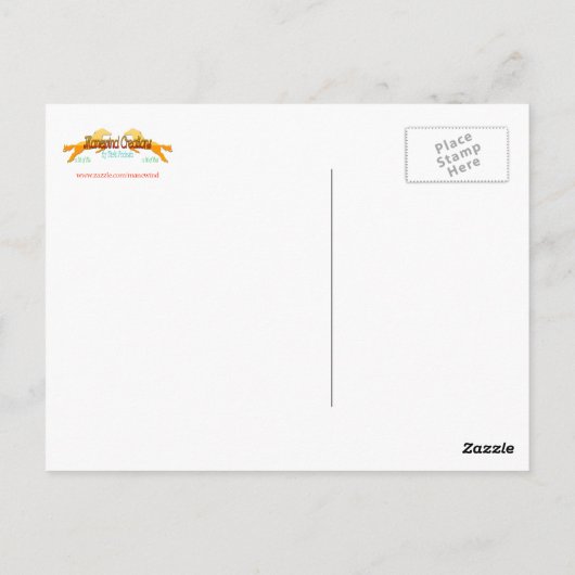 雪の友人 ポストカード (裏面)