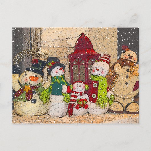 雪の友人 ポストカード (正面)