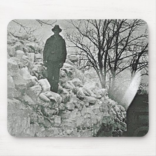 雪の口 マウスパッド (正面)