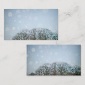 雪の名刺 名刺 (正面/裏面)