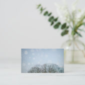 雪の名刺 名刺 (スタンド正面)
