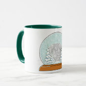雪の地球 マグカップ (正面左)