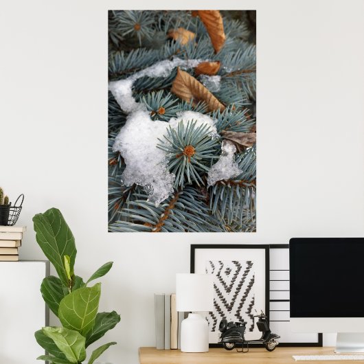 雪の塊 ポスター (ホームオフィス)