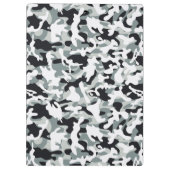 雪の塵カモフラージュ クリップボード (裏面)