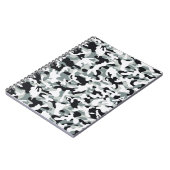 雪の塵カモフラージュ ノートブック (左側)