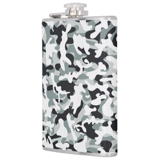 雪の塵カモフラージュ フラスク (左)